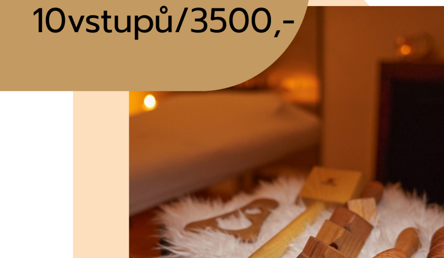 maderoterapie, masáž, akce, sleva, 
